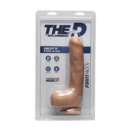 Doc Johnson The D FIRMSKYN neobrezani intimni model sa bazom 22cm, bež