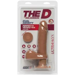 Doc Johnson The D Perfect D ULTRASKYN System Dual Density 18cm Beige