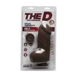 Doc Johnson The D Fat Model ULTRASKYN Dual Density 20 cm Beige