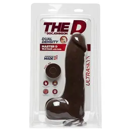 Doc Johnson Master D ULTRASKYN Dual Density Model with Base 25cm Beige