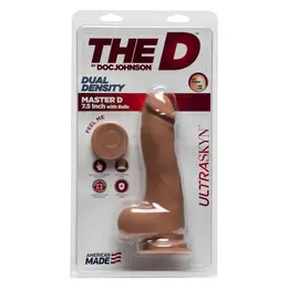 Doc Johnson Master D ULTRASKYN Dual Density Model with Base 19 cm