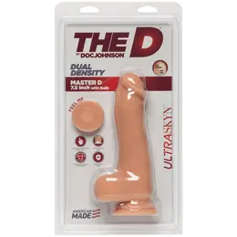 Doc Johnson Master D ULTRASKYN Anatomical Model with Balls 19 cm Beige