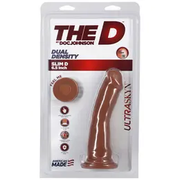 Doc Johnson Slim D 15 cm Dual Density ULTRASKYN Model, Bež