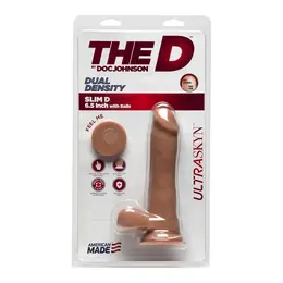 Doc Johnson Slim D ULTRASKYN Intimate Model 15 cm, Dual Density, Natural