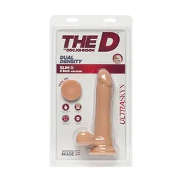 Doc Johnson Slim D ULTRASKYN Dual Density Model 15 cm Beige
