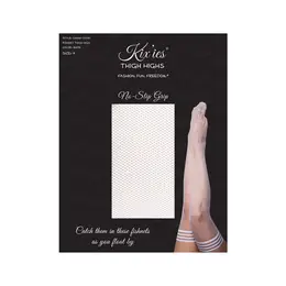 Kix'ies Sammy model C preko kolena čarape bela