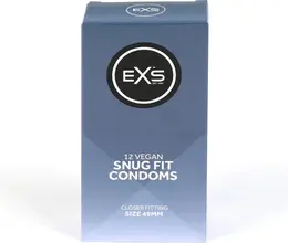 EXS Snug Fit 49mm - Sigurna udobnost lateks barijera, 12 Komada