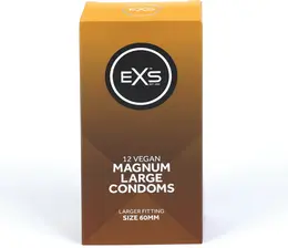 EXS Magnum Velika Veličina 60mm Lateks Kondomi 12 Komada Razišireni Udoban Fit