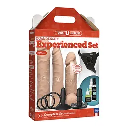 Doc Johnson Vac-U-Lock Dual Density ULTRASKYN Advanced Toy Set 8-10”