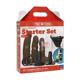 Doc Johnson Vac-U-Lock ULTRASKYN Dual Density Starter Set 3 Attachments