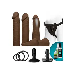 Doc Johnson Vac-U-Lock Dual Density ULTRASKYN Set with Harness System