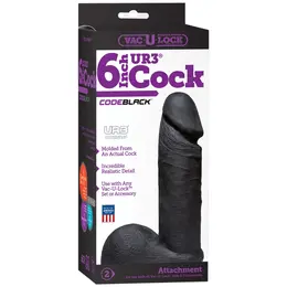 Doc Johnson Code Black ULTRASKYN 15 cm intimni dodatak, crni