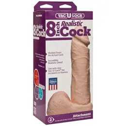 Doc Johnson Vac-U-Lock Intimate Attachment 20 cm Beige