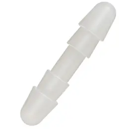 Doc Johnson Double Up Frosted dvostrani dodatak sa utikačem, providni