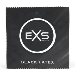 EXS Black lateks komplet zaštite od 100 komada, prošireni, svilenkasti, anatomski