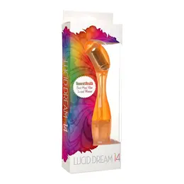 Doc Johnson Lucid Dream 14 Vibrating Device Curved Pink Multi-Speed