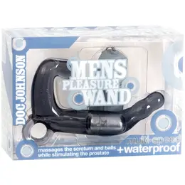 Doc Johnson Charcoal Curve Prostate Wand - 4-Speed, Waterproof, Flexible