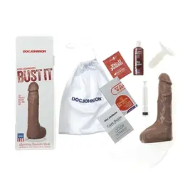 Doc Johnson Bust It 8.5” Squirting Model sa Usisnom Čašicom Bela 30 ml