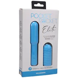 Doc Johnson Elite Mini vibrator 10cm punjivi silikon roze