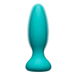 Doc Johnson A-Play Vibe Silicone Plug with Remote Control Black S