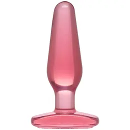 Doc Johnson Crystal Jellies Medium Plug, Soft PVC, Clear 5 inch