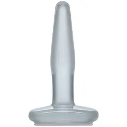 Doc Johnson Crystal Jellies Small Plug Transparent 10 cm Body-Safe