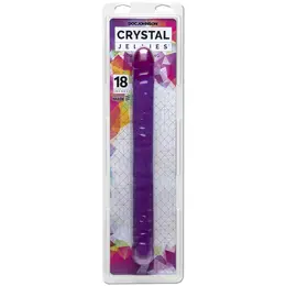 Doc Johnson Crystal Jellies Dvostrani Model 18, 45 cm, Providni