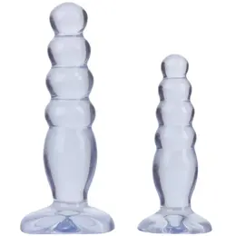 Doc Johnson Crystal Jellies Intimni trenažer set Providni 2 kom