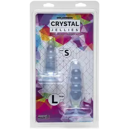 Doc Johnson Crystal Jellies Intimni trenažer set Providni 2 kom