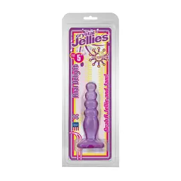 Doc Johnson Crystal Jellies Analni čep 12 cm - Fleksibilni stepenasti dizajn