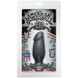 Doc Johnson American Bombshell Fat Man Intimni čep Gun Metal XL