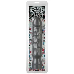 Doc Johnson Big Boy 12'' PVC Model, Gun Metal Grey, Anatomical Design