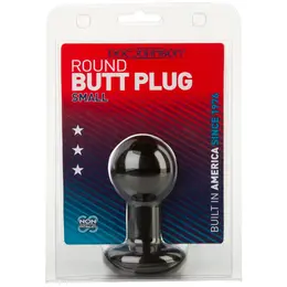 Doc Johnson Round Plug Sil-A-Gel Petite Intimate Trainer Black