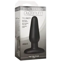 Doc Johnson TruSkyn Tapered Anal Plug, Premium Silicone, Medium Size