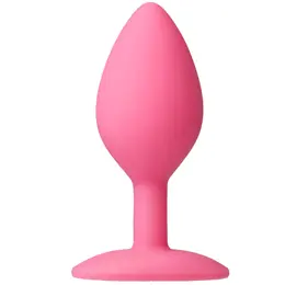 Doc Johnson The Minis Spade Silicone Plug Medium Black 3.5