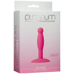 Doc Johnson The Minis Smooth Intimni Čep Mala Crna Silikon
