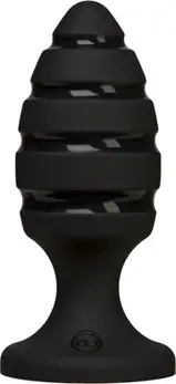 Doc Johnson The Blast Intimate Plug Platinum Silicone Black 11.4 cm