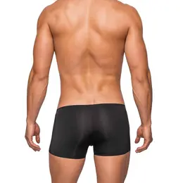 Male Power Seamless Sleek Mini Shorts L Black - Low Rise Comfort Fit