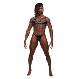 Male Power Libra Podesivi Pojas od Imitacije Kože Crni One Size