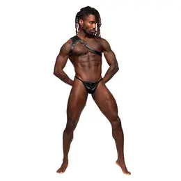 Male Power Zodiac Podesivi Rameni Pojas Crni One Size