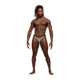 Male Power Magnificence Micro V Thong S/M Žad - Dekorativni Detalj na Struku