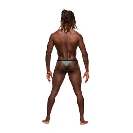 Male Power Magnificence Micro V Thong S/M Žad - Dekorativni Detalj na Struku