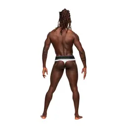 Male Power Modal Rebrasti Udobni Bong Thong S/M Bela - Mekani Elastični Pojas