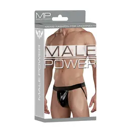 Male Power Liquid Onyx Jock S/M Black - Comfort Fit Sportswear
