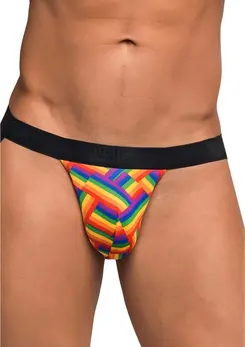 Male Power Jockstrap S/M - Pride Fest Supportive Waistband