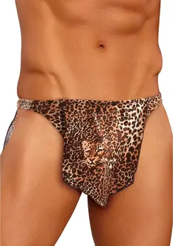 Male Power Tarzan Loincloth Thong - One Size, Animal Collection