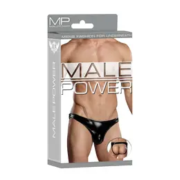 Male Power Moonshine L/XL Black - Stylish Anatomical Underwear