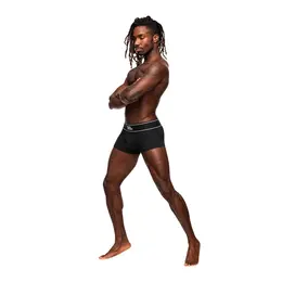 Male Power Modal Rib Pouch Short L Crna - Udobne kratke gaćice