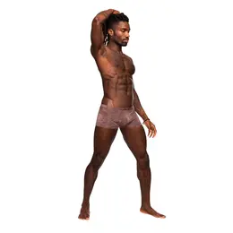 Male Power Inter-mingle Mini Short S Mauve - Nizak struk udobno prijanjanje