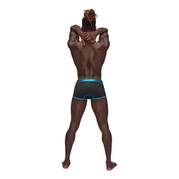 Male Power Uplift Mini Short L Crni - Ergonomska Podrška i Satenski Pojas